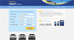 Desktop Screenshot of luxembourgairportcarrental.net