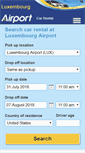 Mobile Screenshot of luxembourgairportcarrental.net